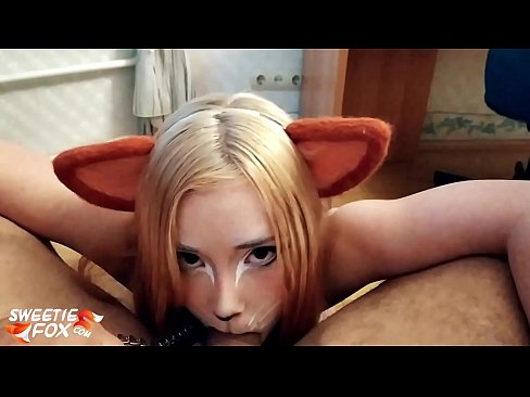 ❤️ Kitsune yutmoq Dik va uning og'ziga cum ❌ Super pornoda bizda ❌❤